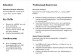 Sample Resume Financial Analyst Entry Level Financial Analyst Resume Examples In 2022 – Resumebuilder.com