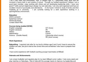 Sample Resume for 11 Years Experience Cv Template Year 11 Resume format