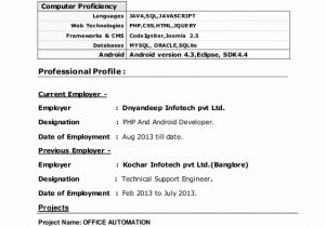 Sample Resume for 3 Years Experience In Java 20 Java Developer Resume 3 Years Experience