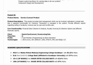 Sample Resume for 3 Years Experience In Java 20 Java Developer Resume 3 Years Experience