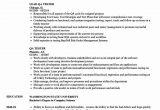 Sample Resume for 3 Years Experience In Manual Testing Manual Tester Resume 3 Years Experience Unique Qa Tester