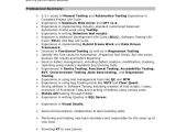 Sample Resume for 3 Years Experience In Selenium Testing Selenium Resume