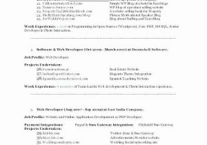 Sample Resume for 3 Years Experienced Mainframe Developer Java Developer Resume 3 Years Experience Inspirational