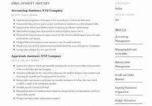 Sample Resume for 5 Years Experience √ 20 5 Years Experience Resume