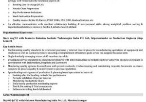 Sample Resume for 5 Years Experience Resume Templates for 5 Years Experience Experience