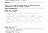 Sample Resume for 8 Years Experience In Java Java Developer Resume 8 Years Experience Sample It Takes