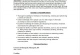 Sample Resume for A Custodian Position Custodian Resume Samples