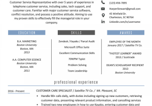 Sample Resume for A Customer Service Customer Service Representative Resume