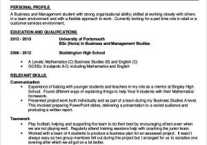 Sample Resume for A First Time Job First Job Resume 7 Free Word Pdf Documents Download