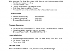 Sample Resume for A High School Graduate Sample Resume for High School Graduate Free Download