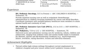 Sample Resume for A Nurse and Business Administration Nurse Resume Sample Monster.com