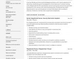 Sample Resume for A Nurse Position Registered Nurse Resume Sample & Writing Guide