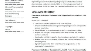 Sample Resume for A Pharmaceutical Sales Representative Pharmaceutical Sales Representative Resume Examples & Writing Tips