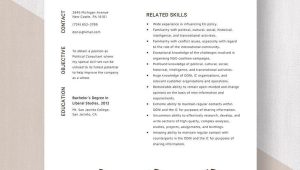Sample Resume for A Political Operative Political Consultant Resume Template – Word, Apple Pages …