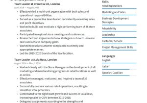Sample Resume for A Team Leader Position Team Leader Cv Examples & Writing Tips 2022 (free Guide) · Resume.io Sample Resume for A Team Leader Position Team Leader Cv Examples & Writing Tips 2022 (free Guide) · Resume.io