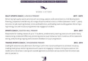 Sample Resume for A Tennis Coach Position Sport Cv: Free Sports Coach themed Word Cv Template …
