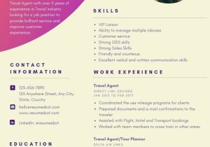 Sample Resume for A Travel Agent Travel Agent Resume Samples & Templates [pdflancarrezekiqdoc] 2022 Travel …