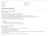 Sample Resume for A Travel Agent Travel Consultant Resume Template/ Sample by Skillroads: Https …