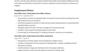 Sample Resume for A Us Postal Carrier Postal Service Worker Resume Examples & Writing Tips 2022 (free Guide)