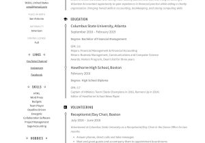 Sample Resume for A Volunteer Coordinator Volunteer Resume Sample & Writing Guide –   Pdf’s 2019