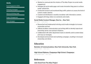 Sample Resume for A Writer Editor Blog Writer Resume Examples & Writing Tips 2022 (free Guide)