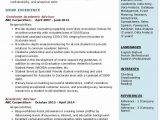 Sample Resume for Academic Advisor Position Academic Advisor Resume No Experience Lovely Academic