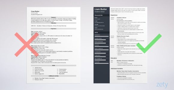 Sample Resume for Academic Licensing Coordinator Academic Advisor Resume: Samples and Writing Guide