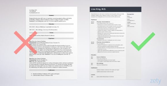 Sample Resume for Academic Medical Positions Medical Doctor Resume Examples & Tips (lancarrezekiq Md Cv Template)