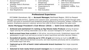 Sample Resume for Account Manager Non Sales Account Manager Resume Monster.com
