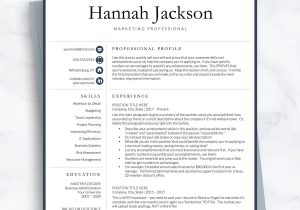 Sample Resume for Accountant In School Accountant Resume Template for Word and Pages Professional – Etsy.de