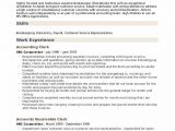 Sample Resume for Accounting Clerk with Experience Accounting Clerk Resume Samples