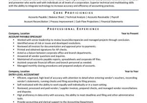 Sample Resume for Accounts Payable Specialist Accounts Payable Specialist Resume Example & 2020 Template