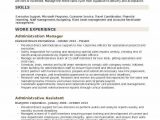 Sample Resume for Administration Manager In India Administration Manager Resume Samples