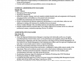 Sample Resume for Administration Manager In India Administrative Manager Resume Sample