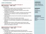 Sample Resume for Administrative assistant Office Manager Administrative assistant Fice Manager Resume Samples