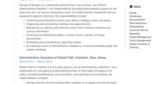 Sample Resume for Administrative assistant Pdf Full Guide Administrative assistant Resume [ 12 Samples