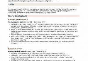 Sample Resume for Aircraft Maintenance Technician Ojt Sample Resume for Aircraft Maintenance Technician Ojt