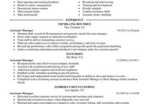 Sample Resume for Aldi Retail assistant Best Retail assistant Manager Resume Example From