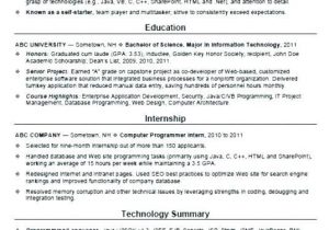 Sample Resume for An Entry Level Computer Programmer 77 Fresh Entry Level Programmer Resume by Pics