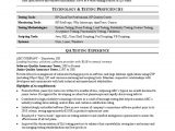 Sample Resume for An Entry Level Qa software Tester Sample Resume Qa software Tester Midlevel