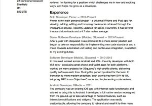 Sample Resume for android Developer Fresher Free 11 Sample android Developer Resume Templates In Pdf