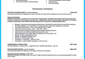 Sample Resume for assembly Line Operator Professional assembly Line Worker Resume to Make You Stand Out
