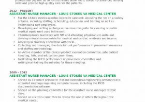 Sample Resume for assistant Nurse Manager assistant Nurse Manager Resume Samples