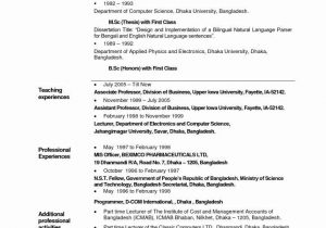 Sample Resume for assistant Professor In Civil Engineering assistant Professor Resume Pdf