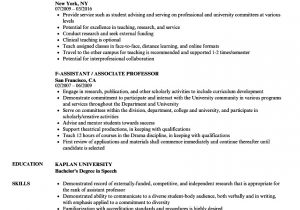Sample Resume for assistant Professor In Computer Science Doc 14 Professor Resume Examples
