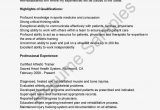 Sample Resume for athletic Trainer Position Resume Samples Certified athletic Trainer Resume Sample