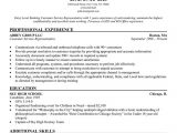 Sample Resume for Bank Jobs Pdf Entry Level Bank Resume
