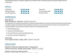 Sample Resume for Bank Po Jobs with No Experience Bank Officer Resume Sample 2022 Writing Tips – Resumekraft