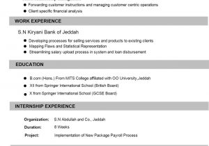 Sample Resume for Banking and Finance Fresh Graduate Banking & Finance Cv Template Job Resume format, Finance Jobs …