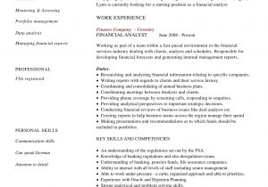 Sample Resume for Banking and Finance Graduate 24 Best Finance Resume Sample Templates – Wisestep